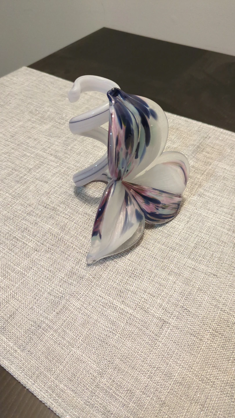 Glass Flower Sculpture - photo 2