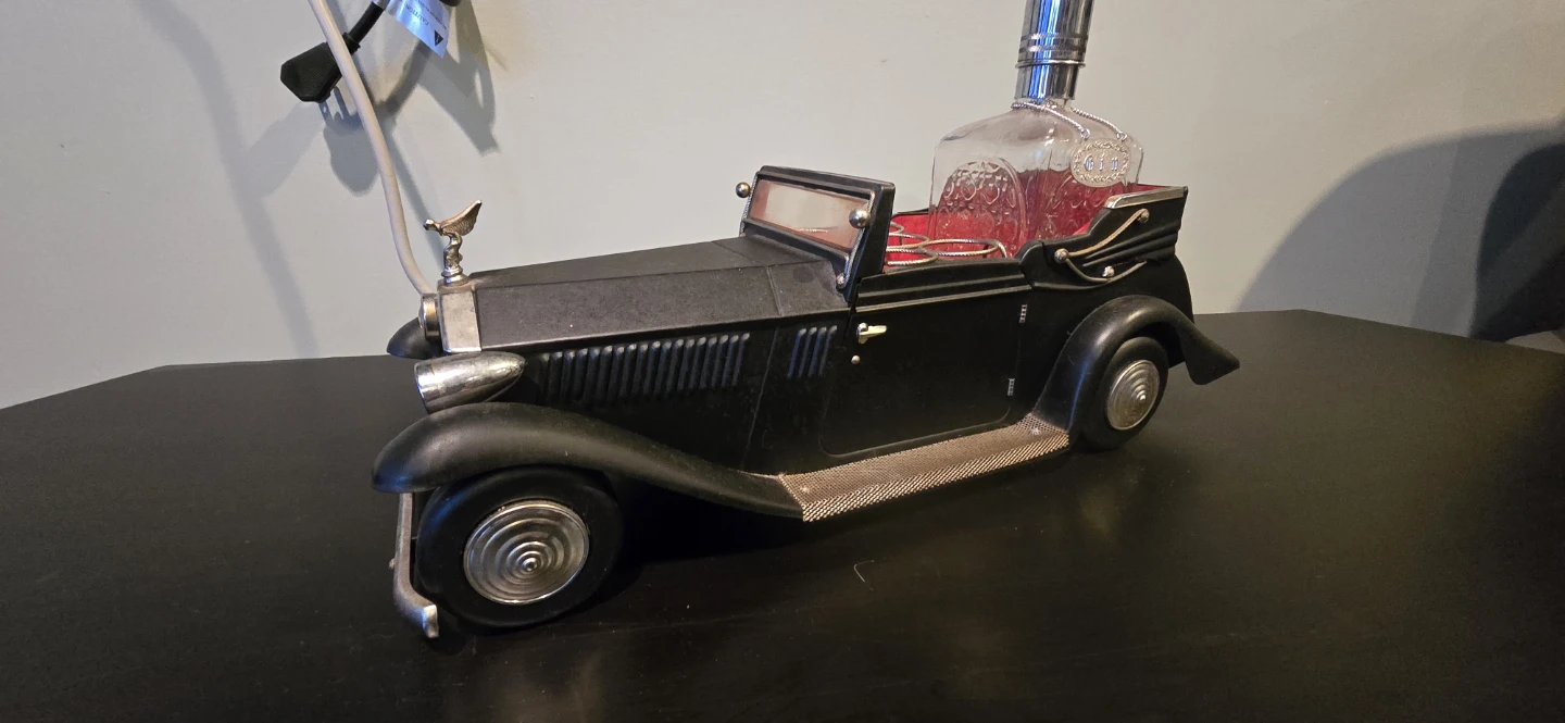 Vintage Rolls Royce Car Decanter Set