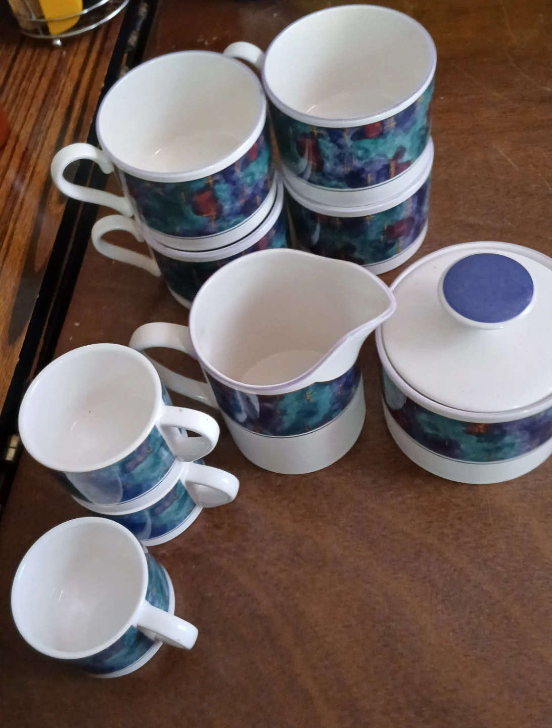 Creamer and Sugar Bowl Set with Cups - photo 2