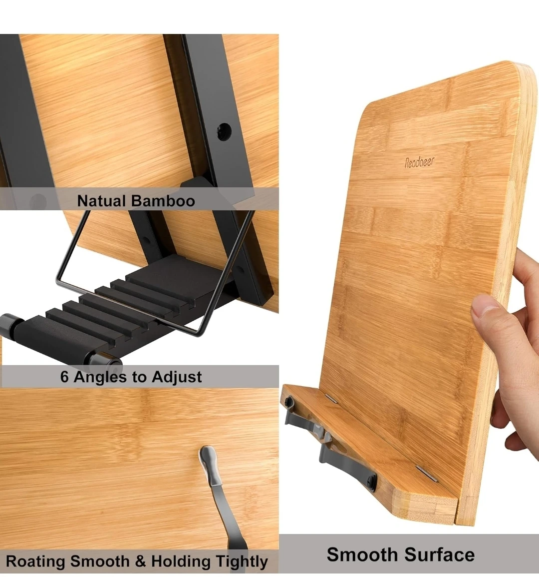Large Bamboo Reading Rest - photo 3