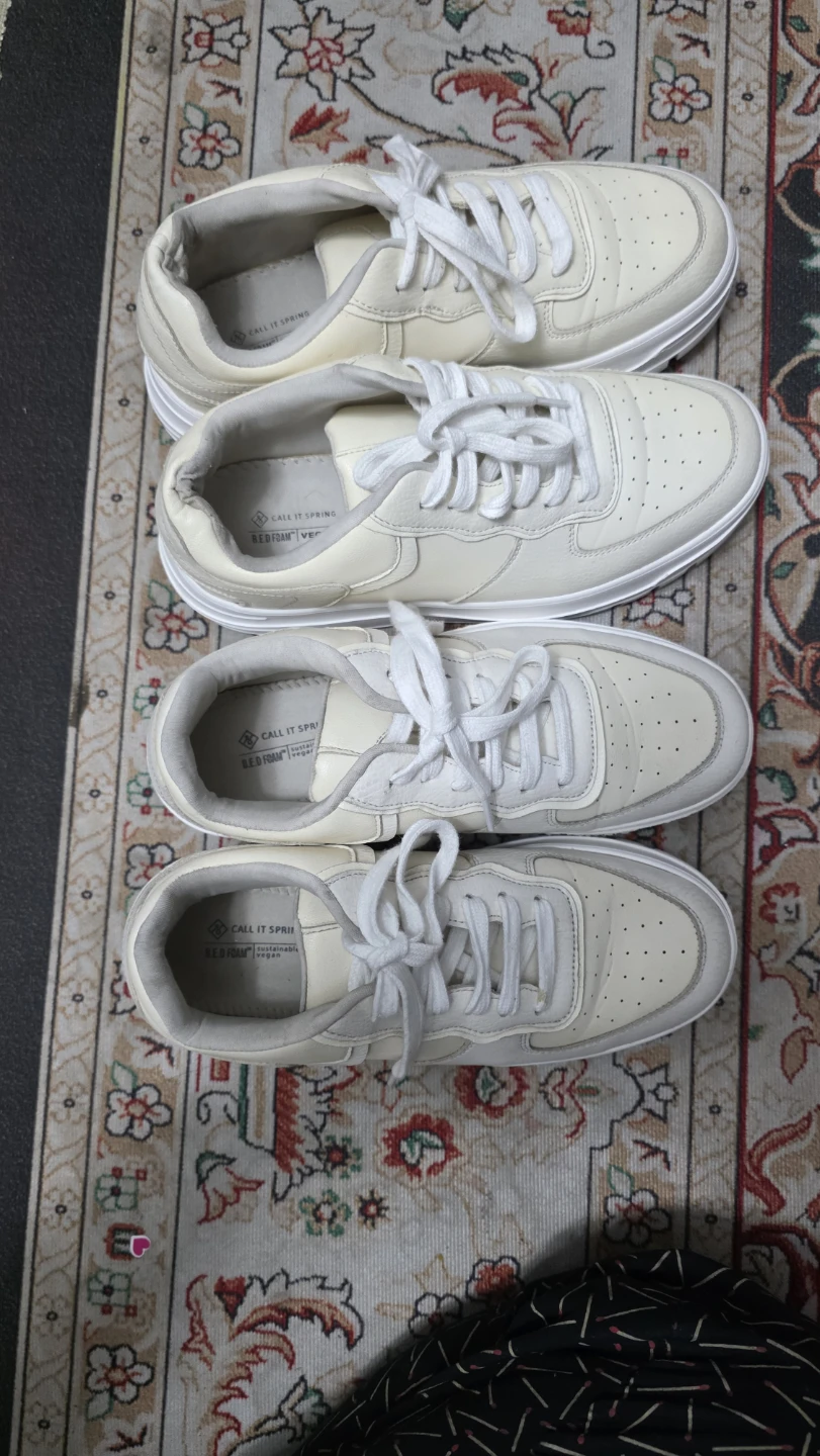 Call It Spring Beige Sneakers - Size 9/8.5 - photo 2