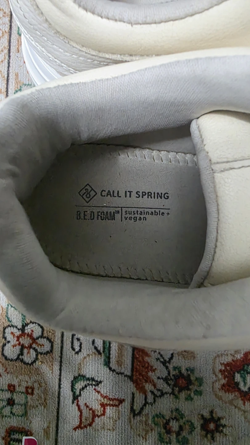 Call It Spring Beige Sneakers - Size 9/8.5 - photo 3