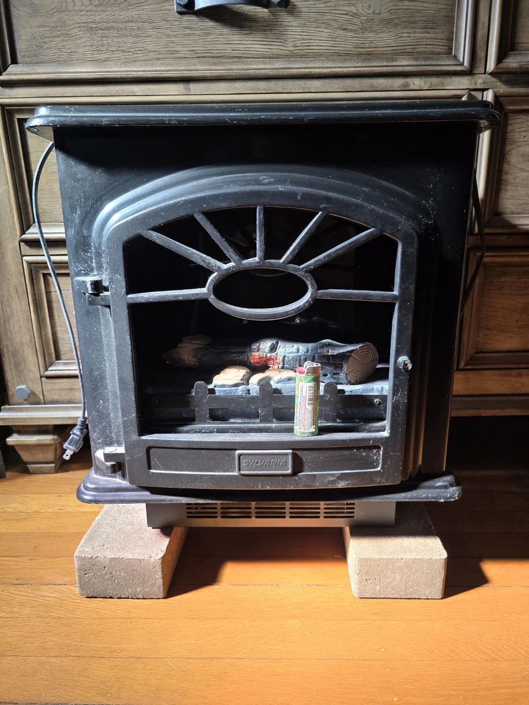 Electric Fireplace Space Heater