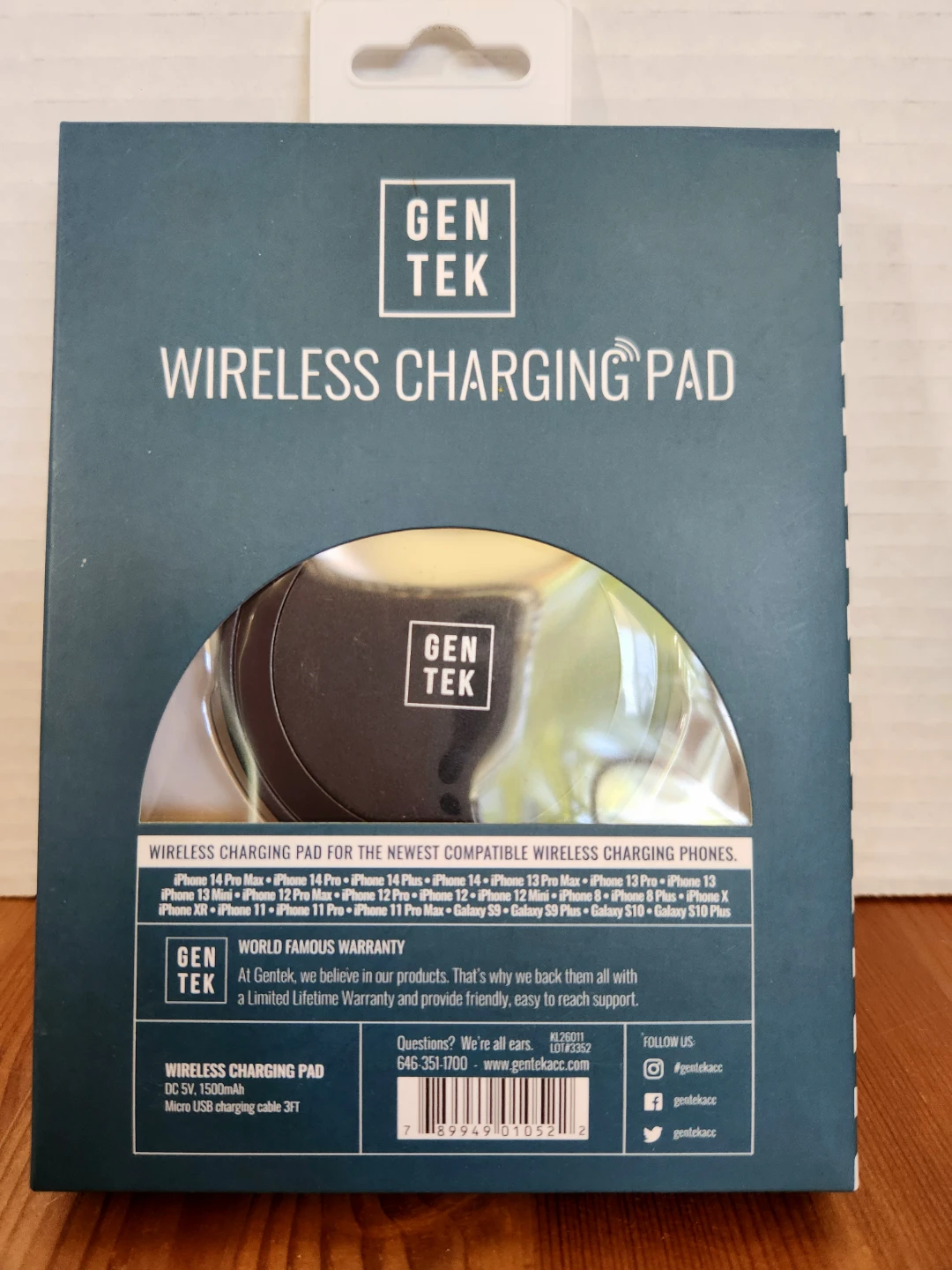 NEW ~ GenTek Wireless Charging Pad - photo 2