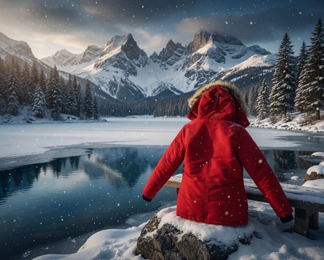 Bluenotes Women's Winter Parka - Size S (Red) - photo 2
