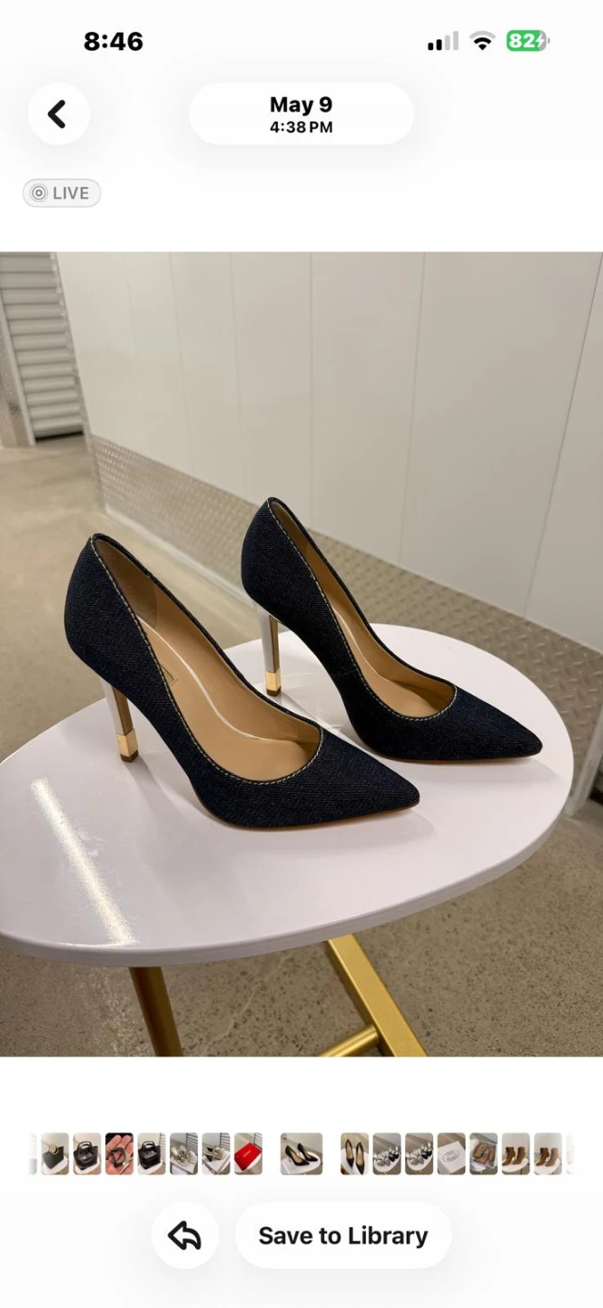 Guess Women's Denim Pointed Toe Heels - photo 2