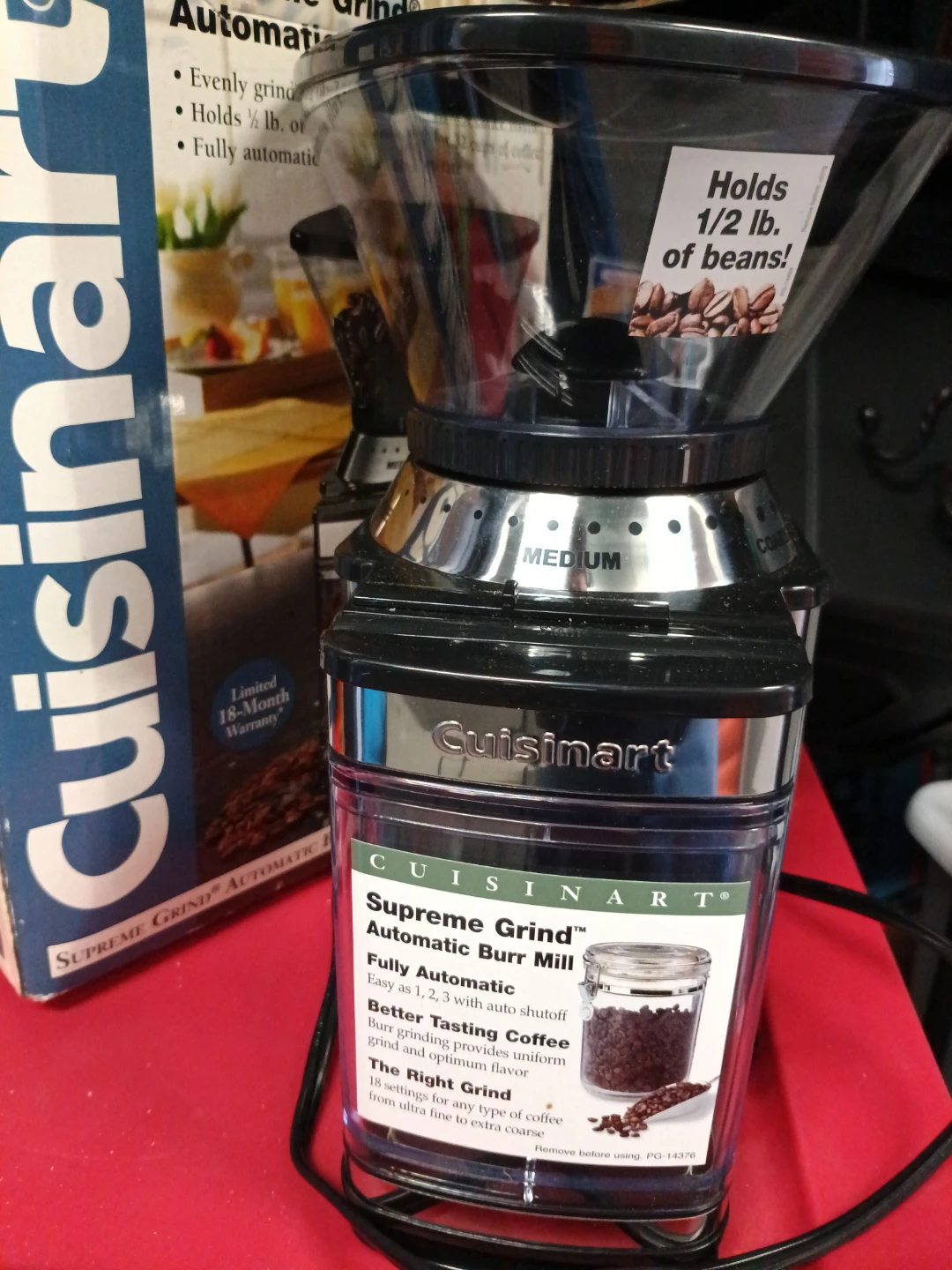 Cuisinart Supreme Grind Automatic Burr Coffee Mill - photo 2
