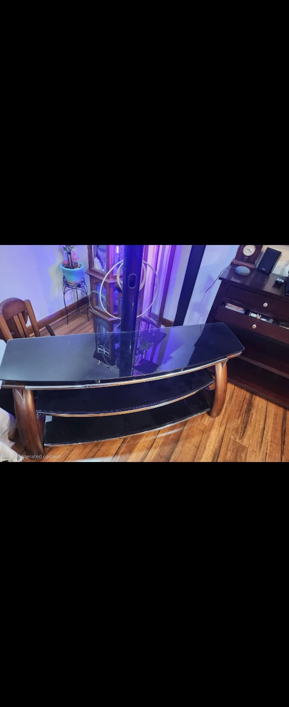 Curved Glass Entertainment Unit - photo 5