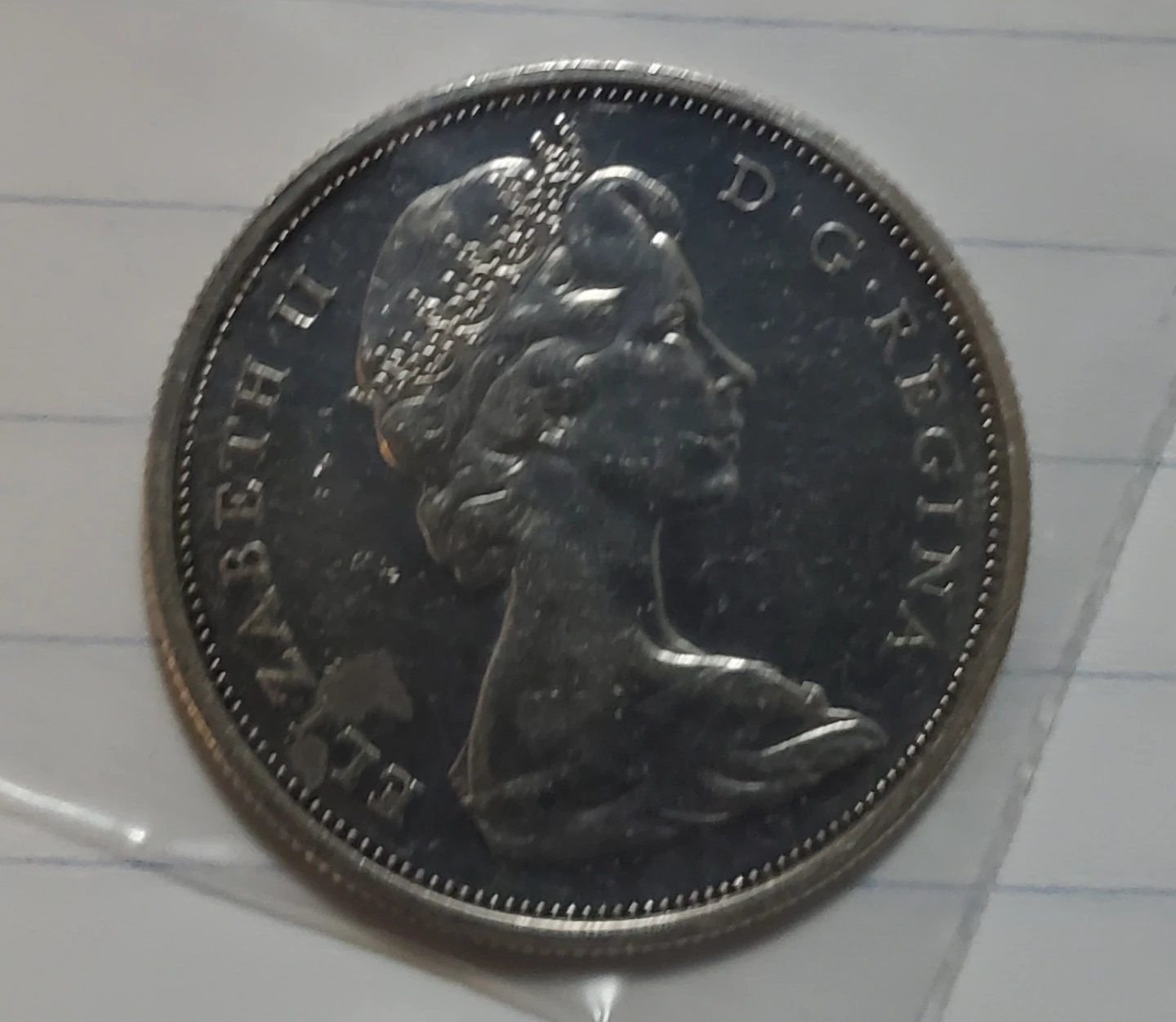 1966 Canada 50 Cent Coin ($25 Firm) - photo 2