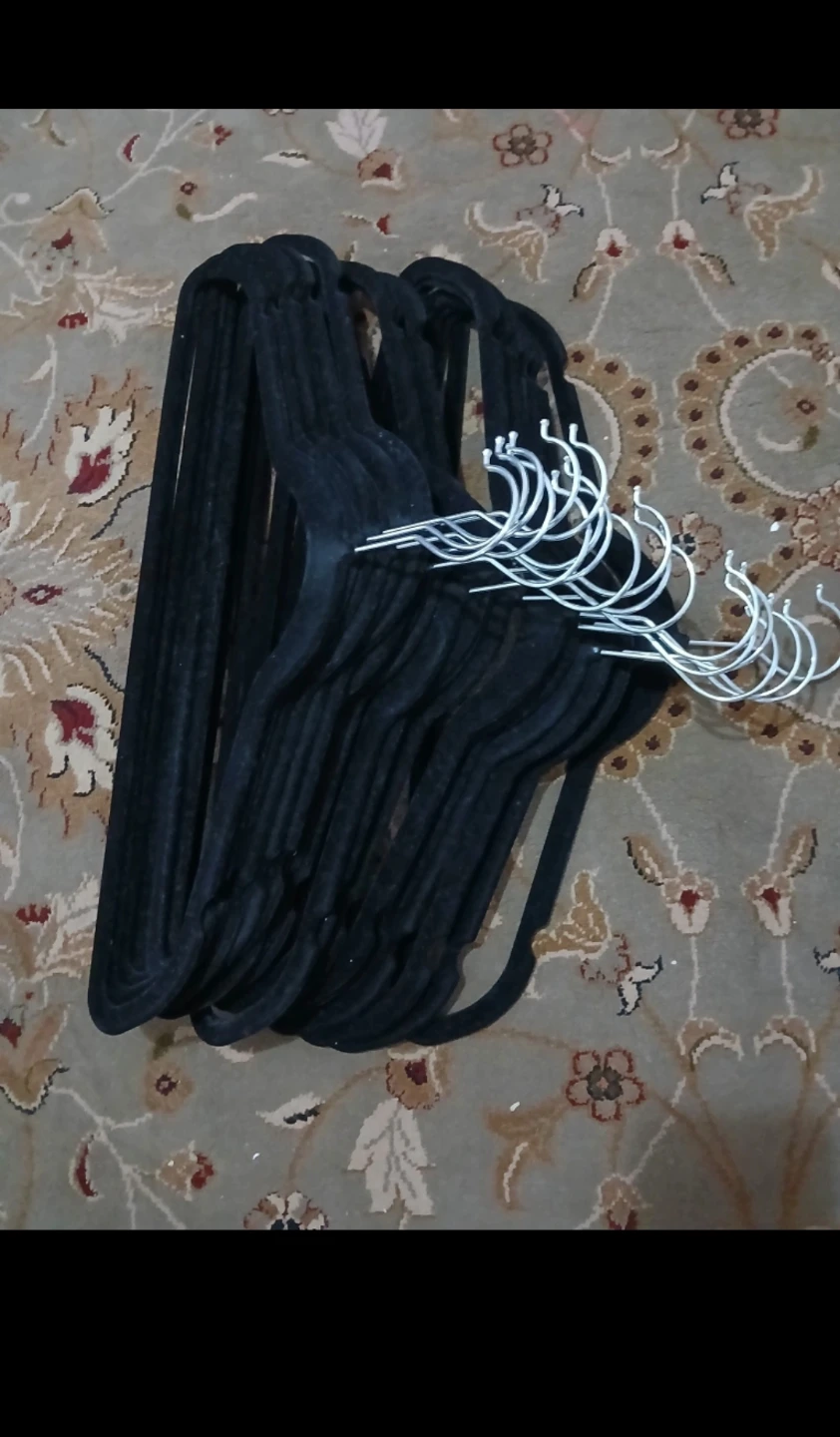 Black Velvet Hangers (Set of 30)