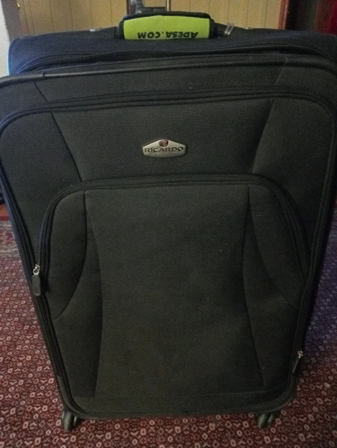 Ricardo Black Soft-Sided Rolling Suitcase