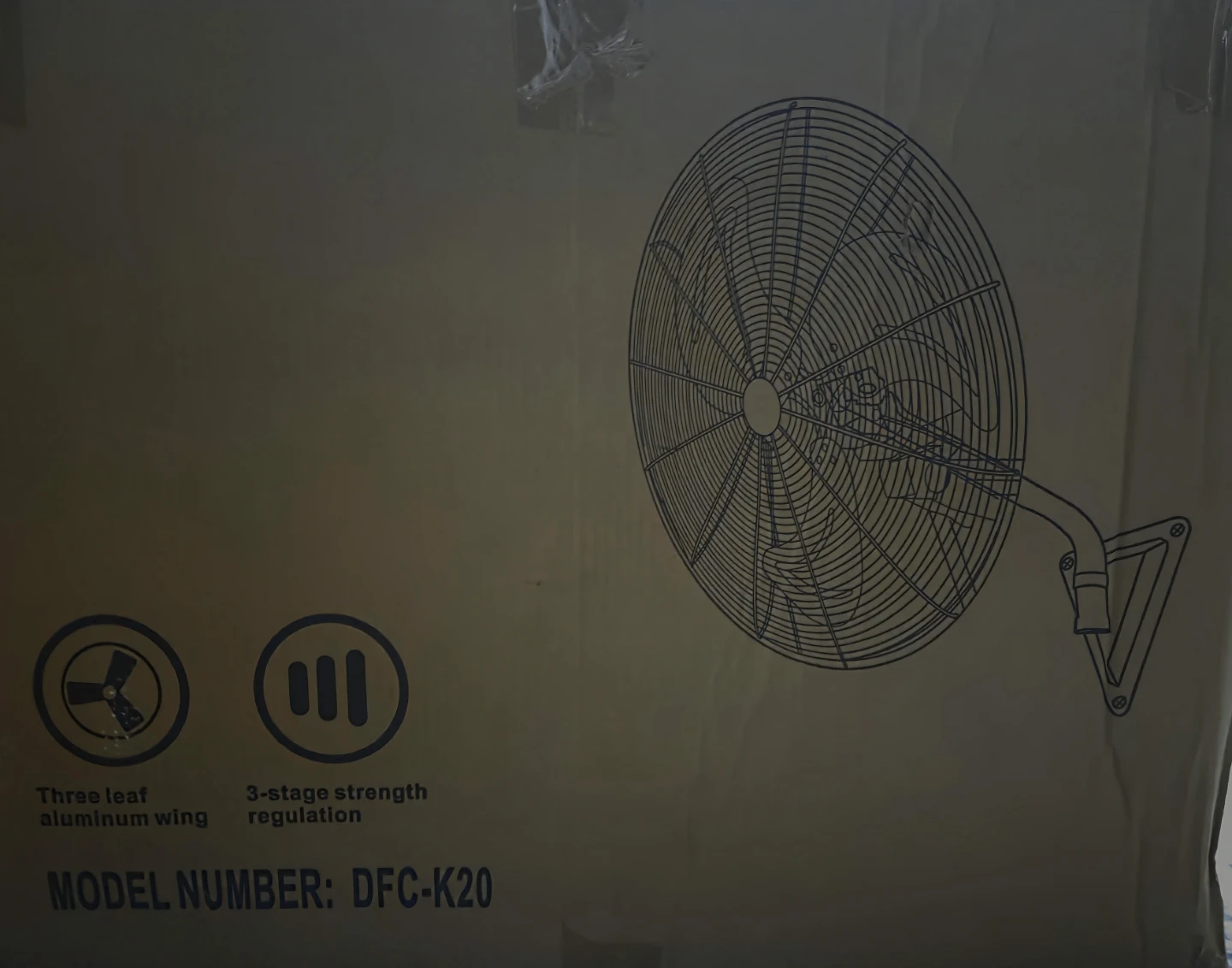 Wall Mount Fan DFC-K20 - photo 2