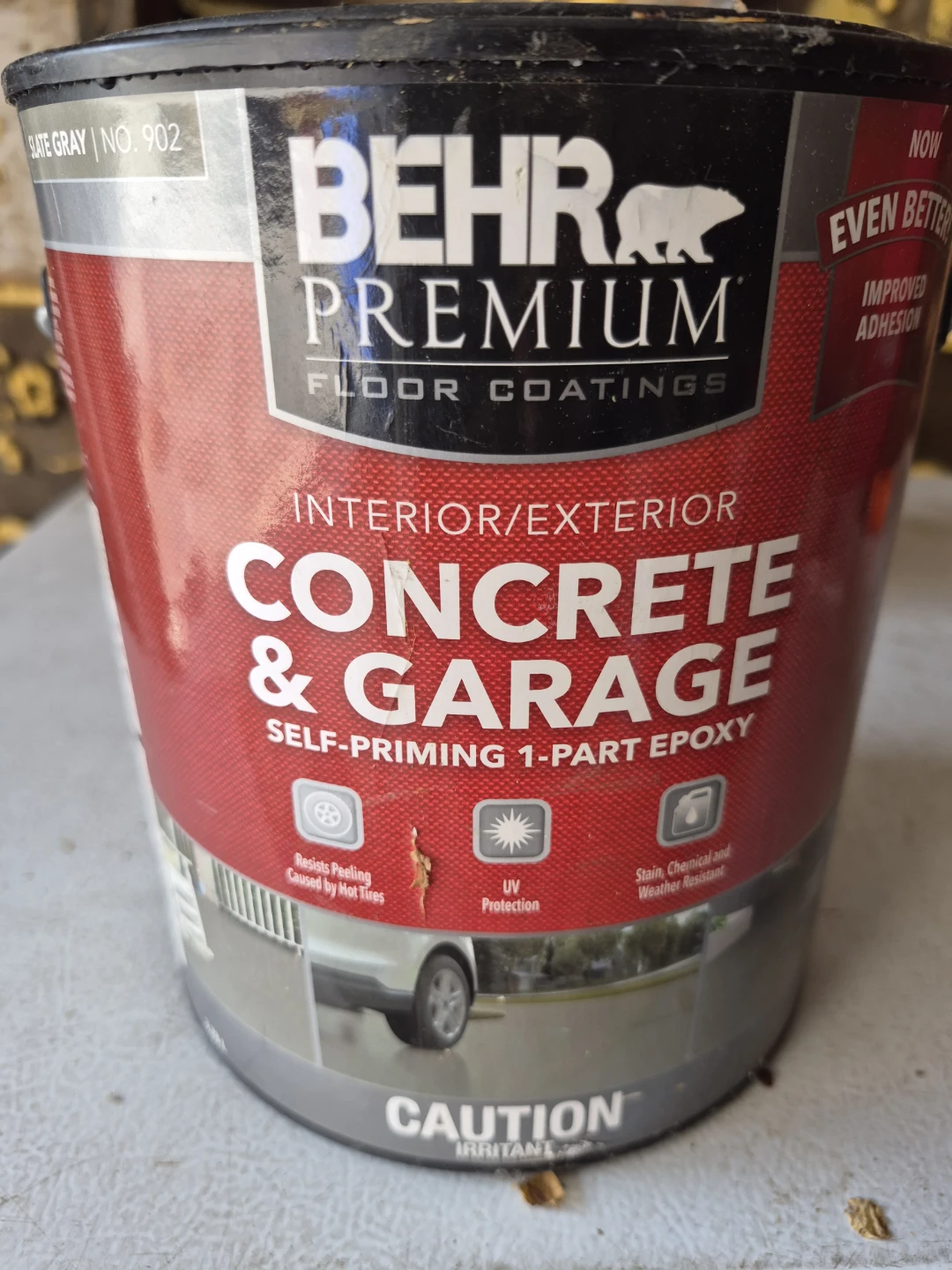 BEHR PREMIUM Concrete & Garage Floor Coating - Slate Gray