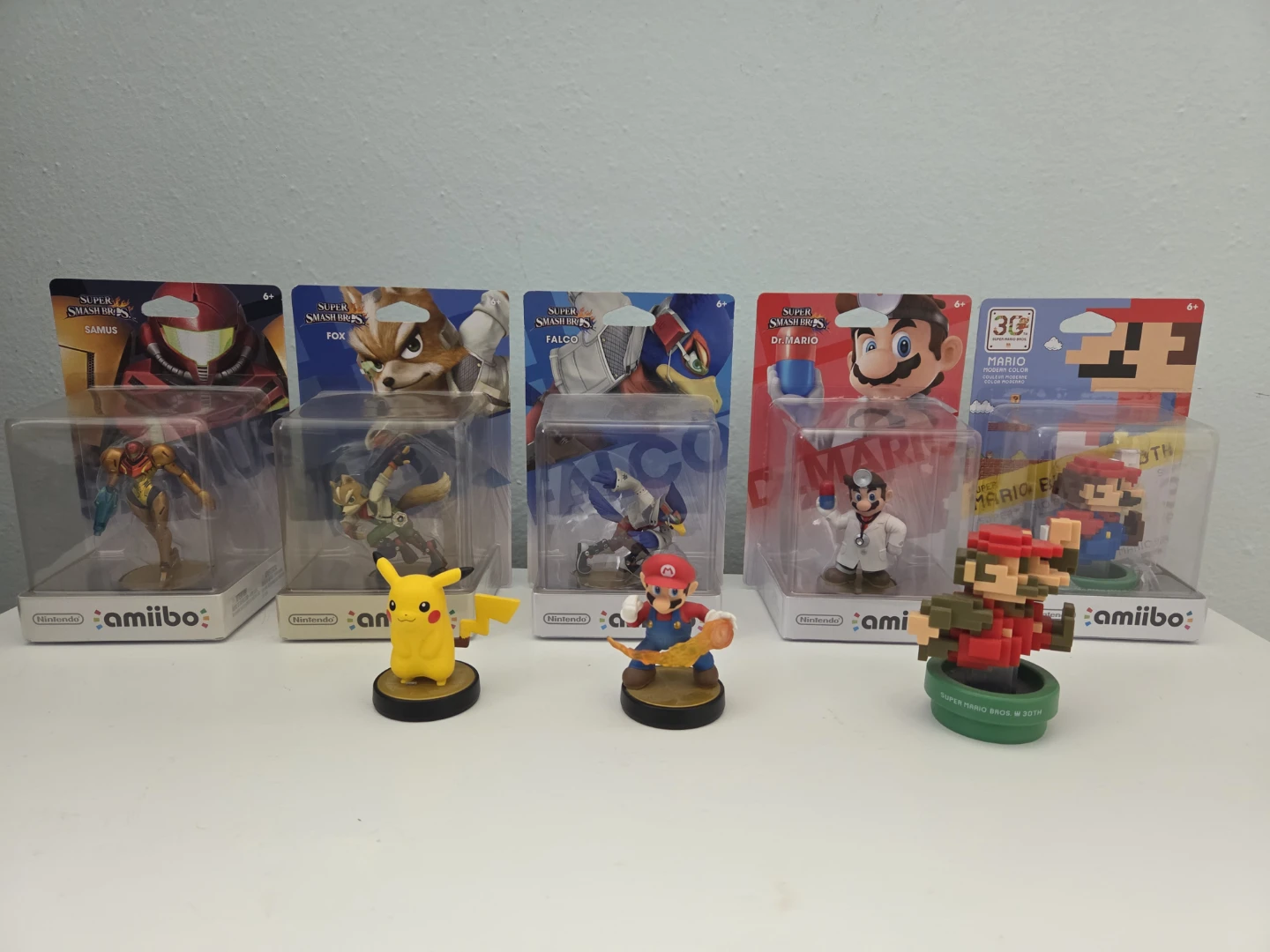 Amiibo Collection – 18 Figures (15 Sealed, 3 Opened)