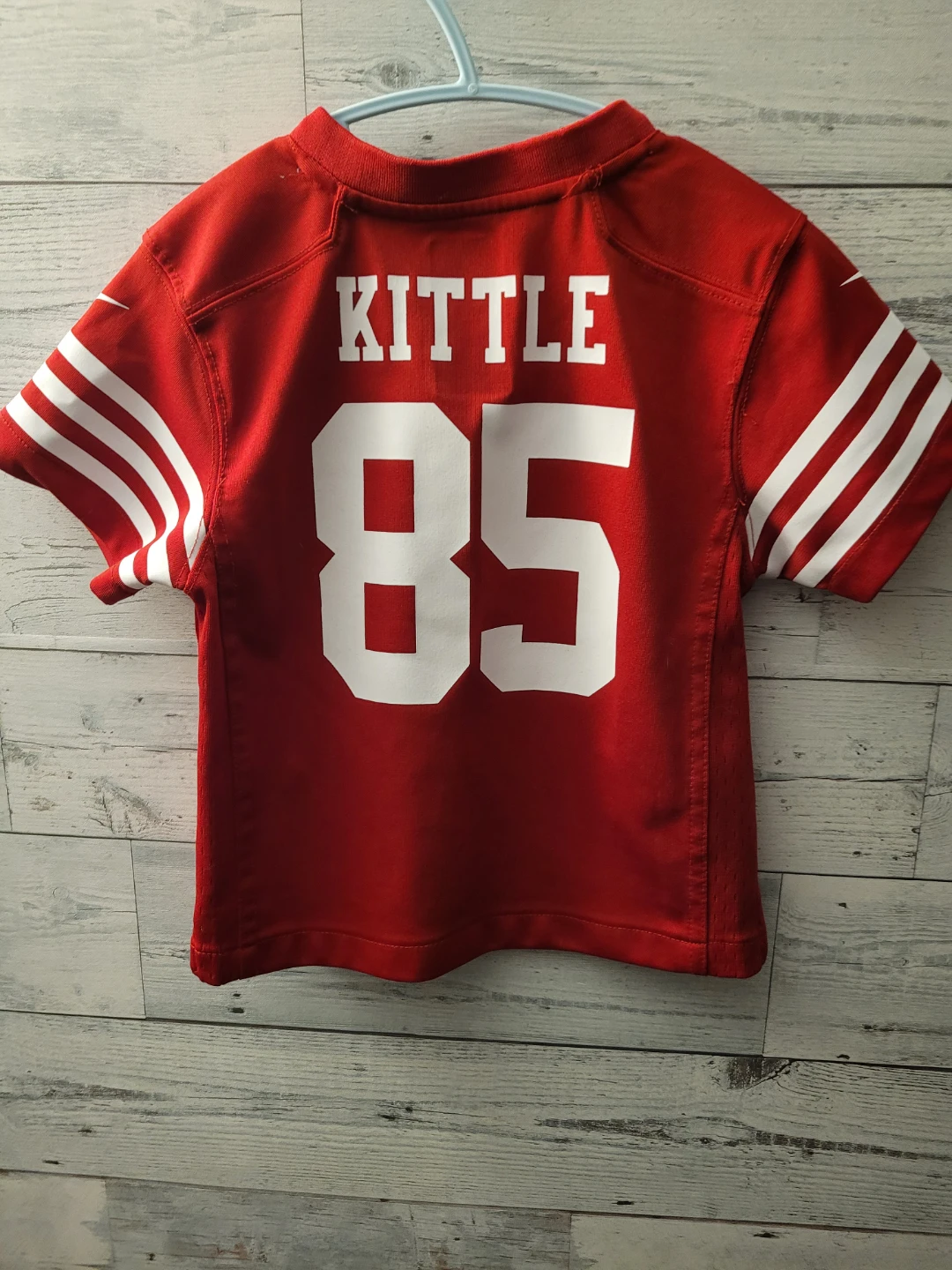 Nike NFL 49ers Kittle #85 Jersey Toddler 3T - photo 2