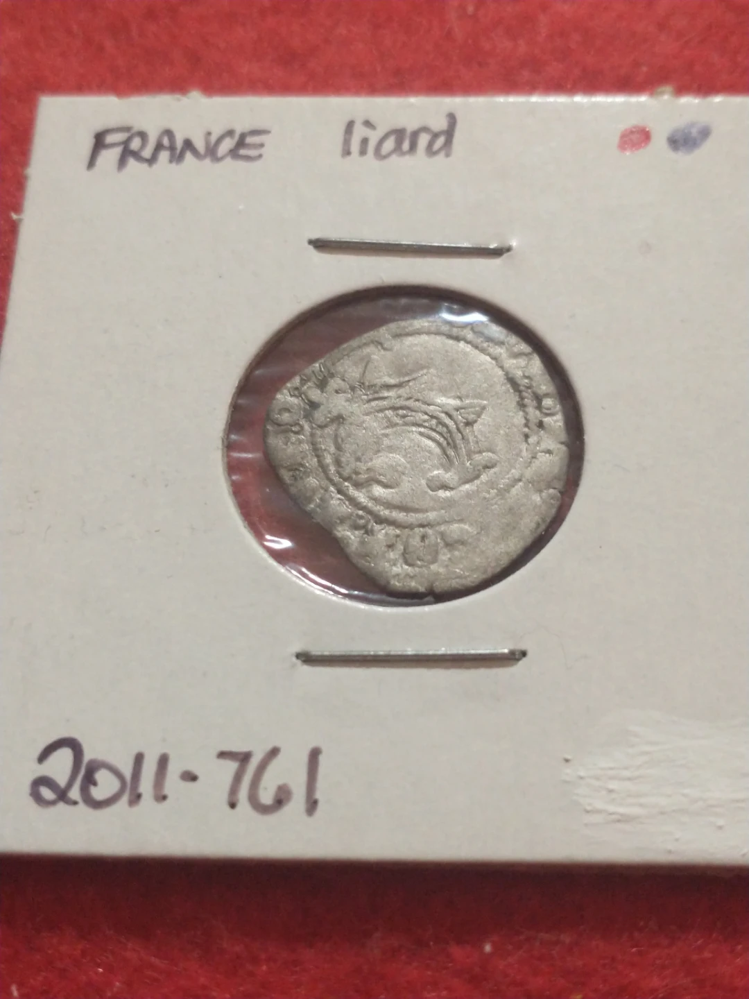 Lovely, late medieval France silver Liard, unattributed - photo 5