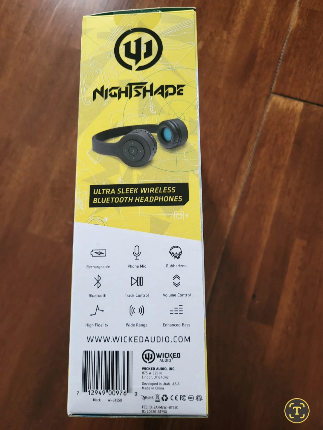 Wicked Audio Nightshade Bluetooth Headphones - photo 4
