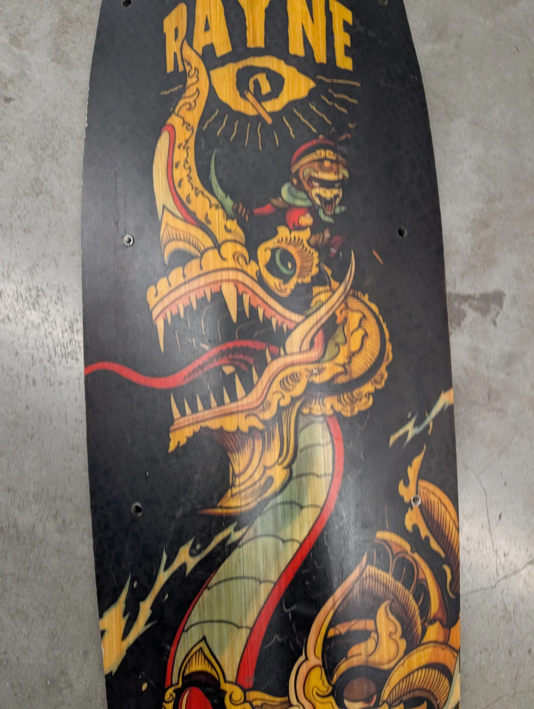 Rayne Longboard Deck with Dragon Graphic - photo 5
