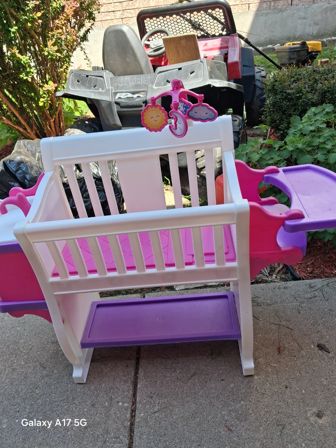 Doll Crib and Changing Station Play Set