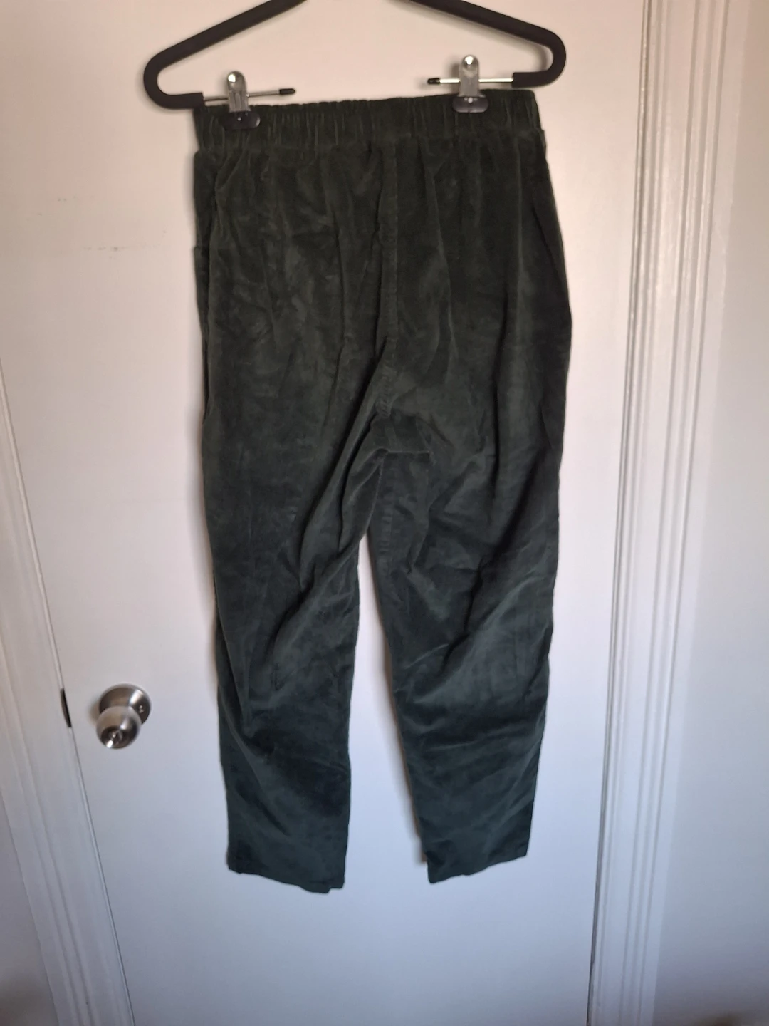 Corduroy Pants - Dark Green - photo 2
