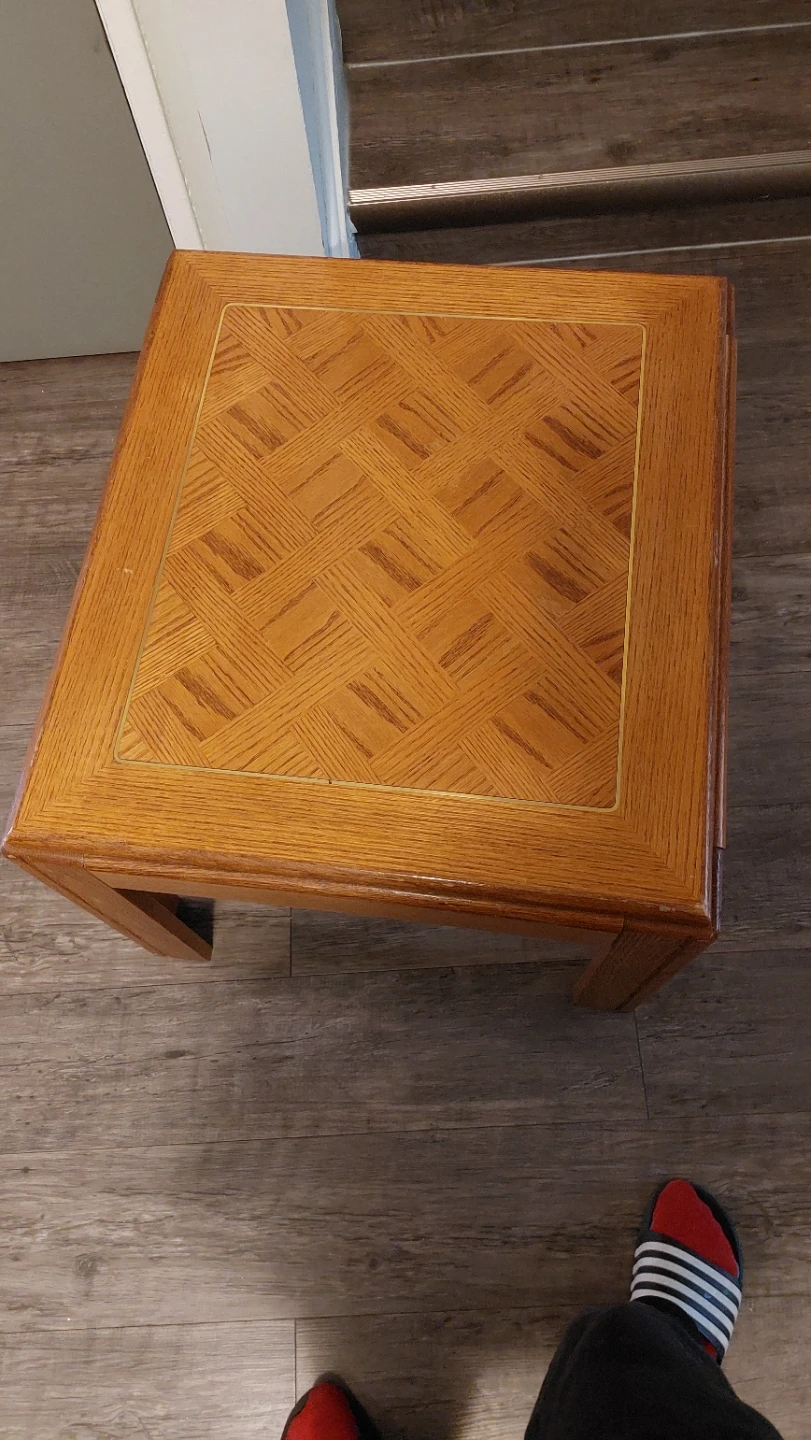 Wooden End Table