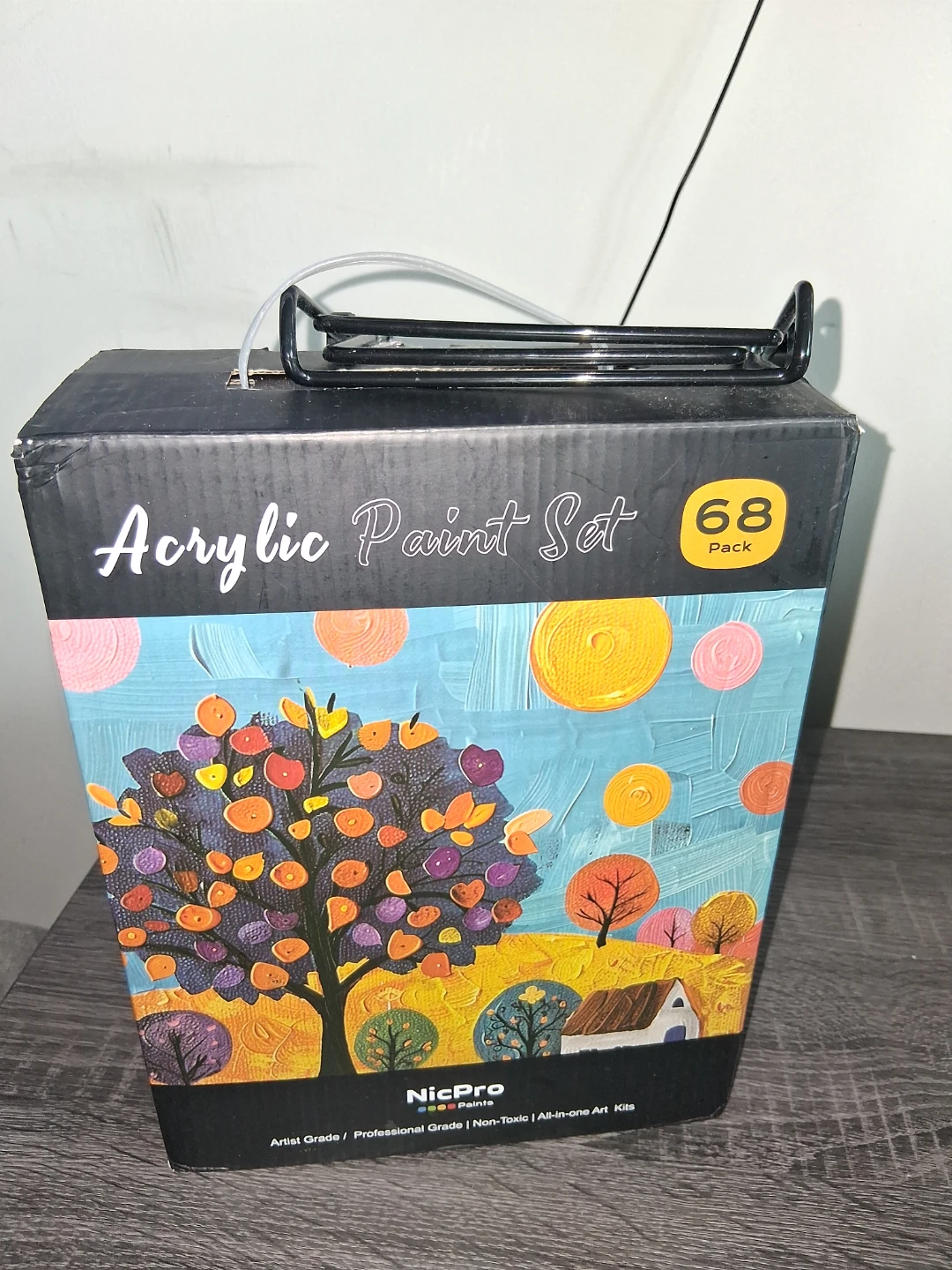 NicPro 68-Pack Acrylic Paint Set