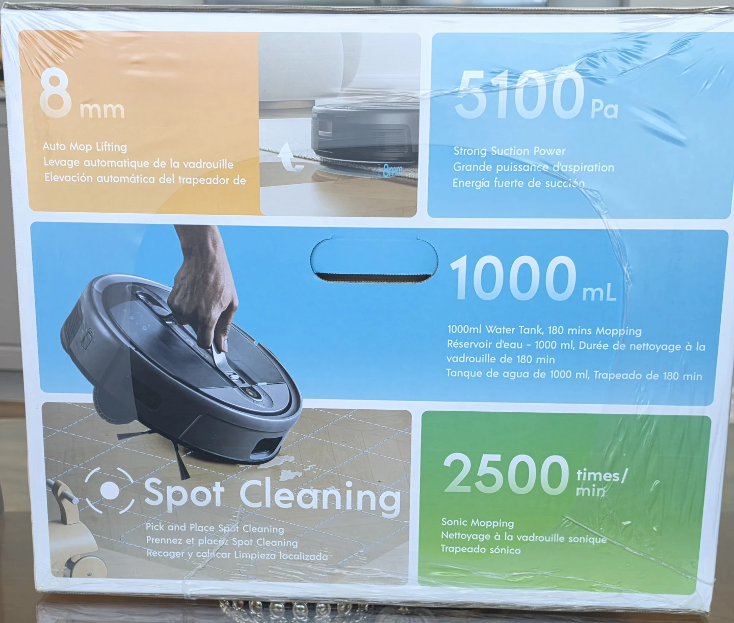 Yeedi Cube Pro Robot Vacuum & Mop Station - Grey - photo 3