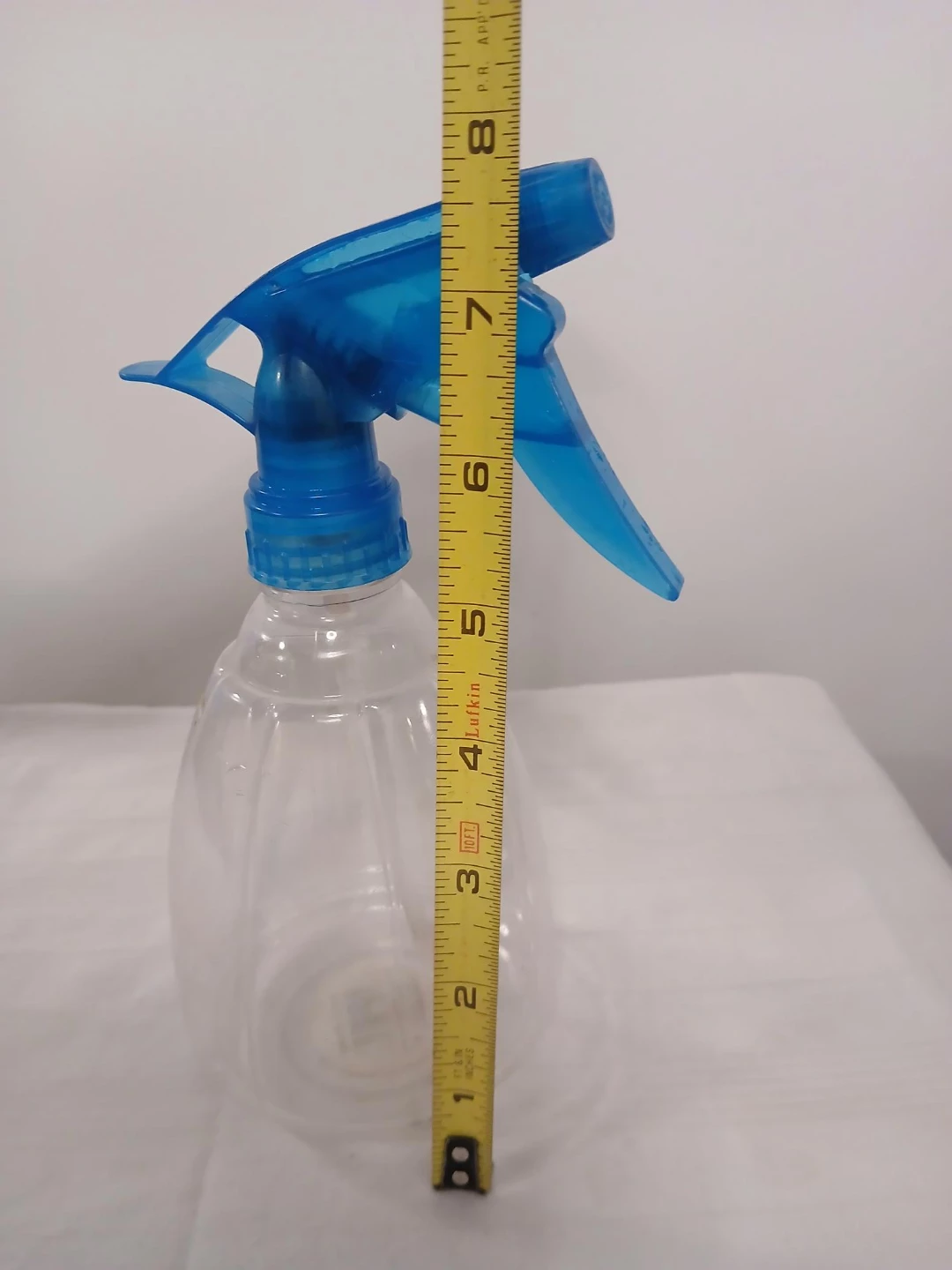 Clear Spray/mister Bottle with Blue Trigger - 7"H. Pick up only. - photo 2