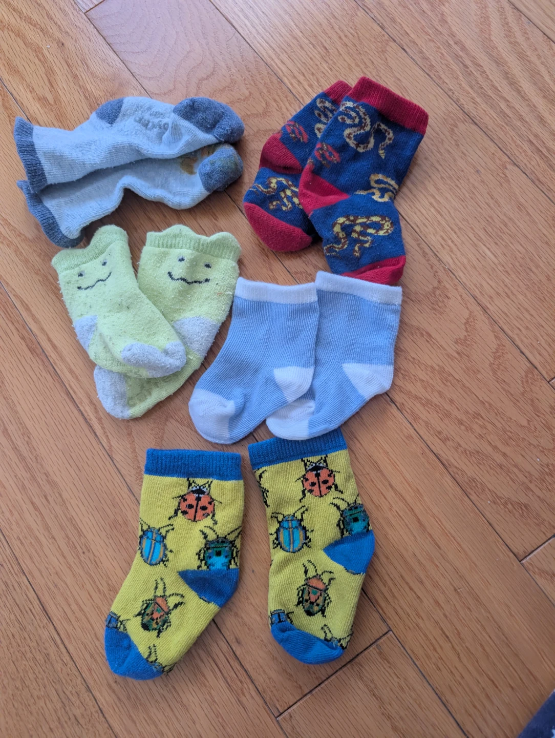Lot of 5 Pairs Baby Socks