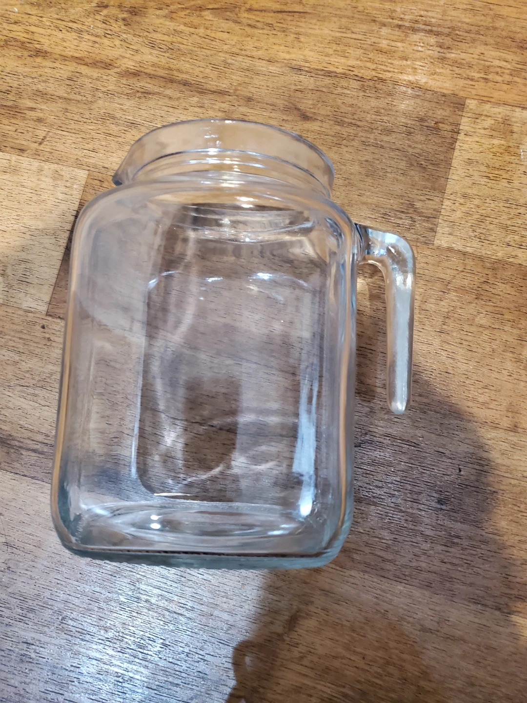 Glass Pitcher with Handle