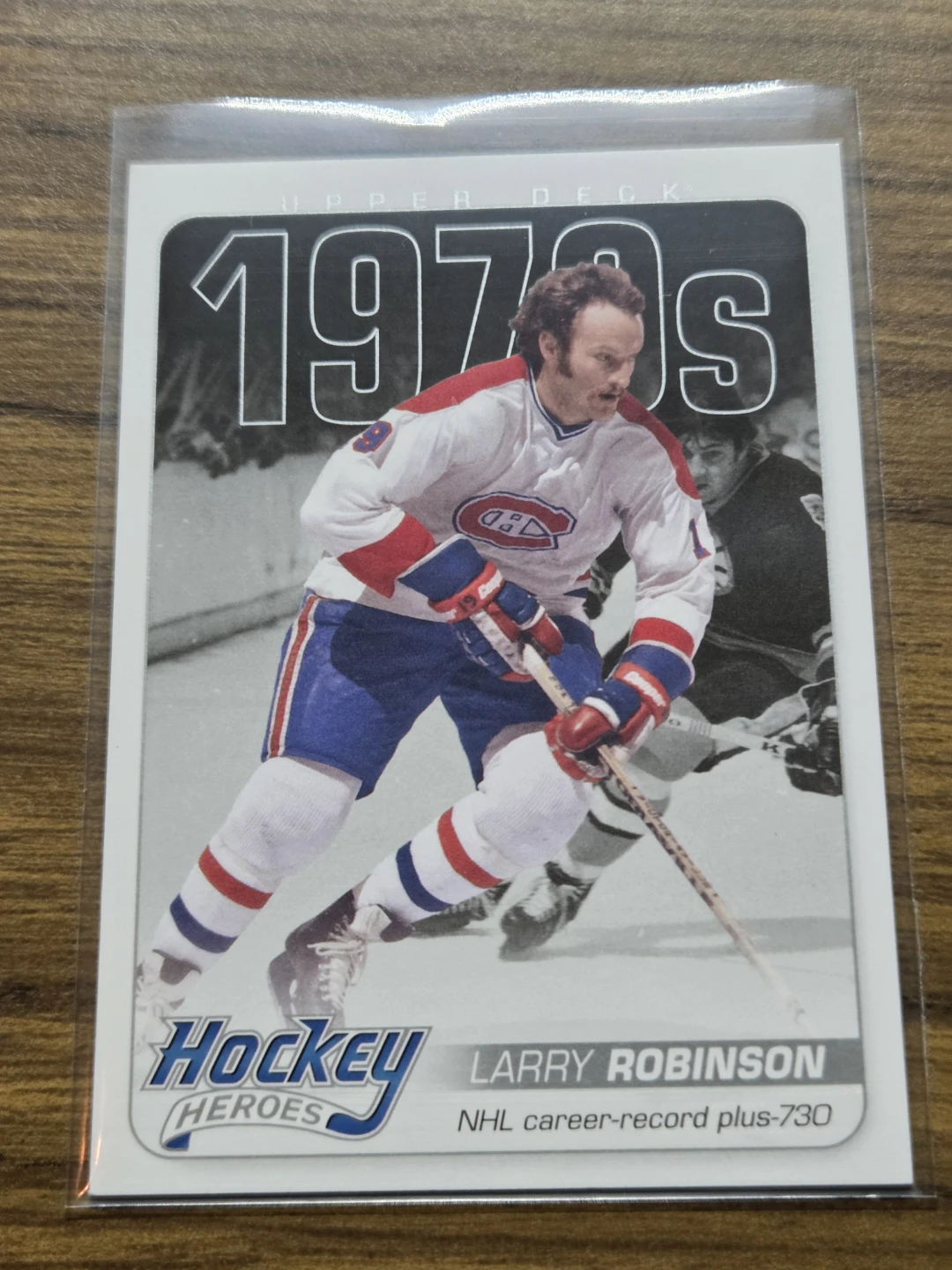 2012-13 Upper Deck Hockey Heroes Larry Robinson Card #HH34