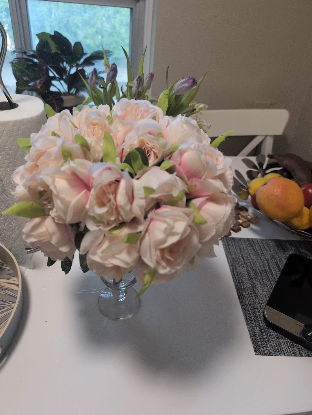 Artificial Peony Flower Bouquet - Pink