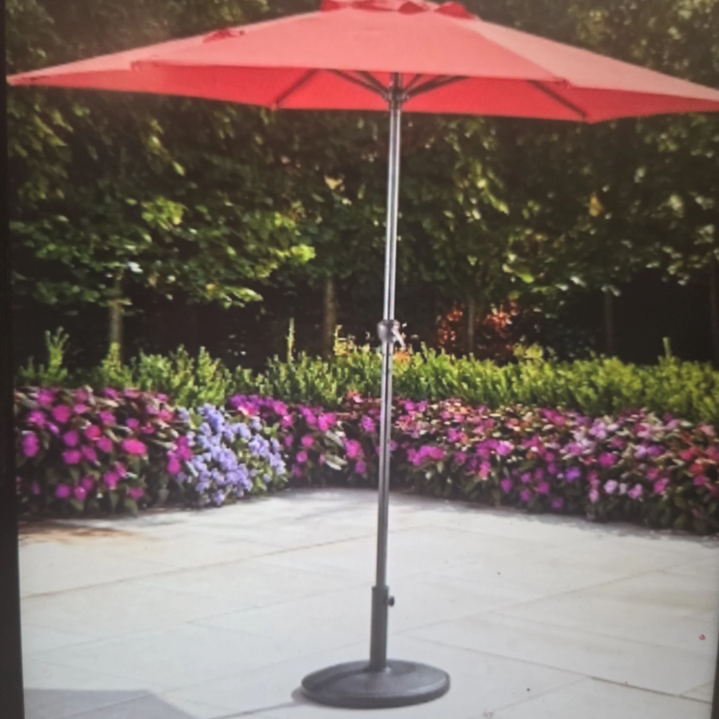 7' Market Patio Umbrella - Red