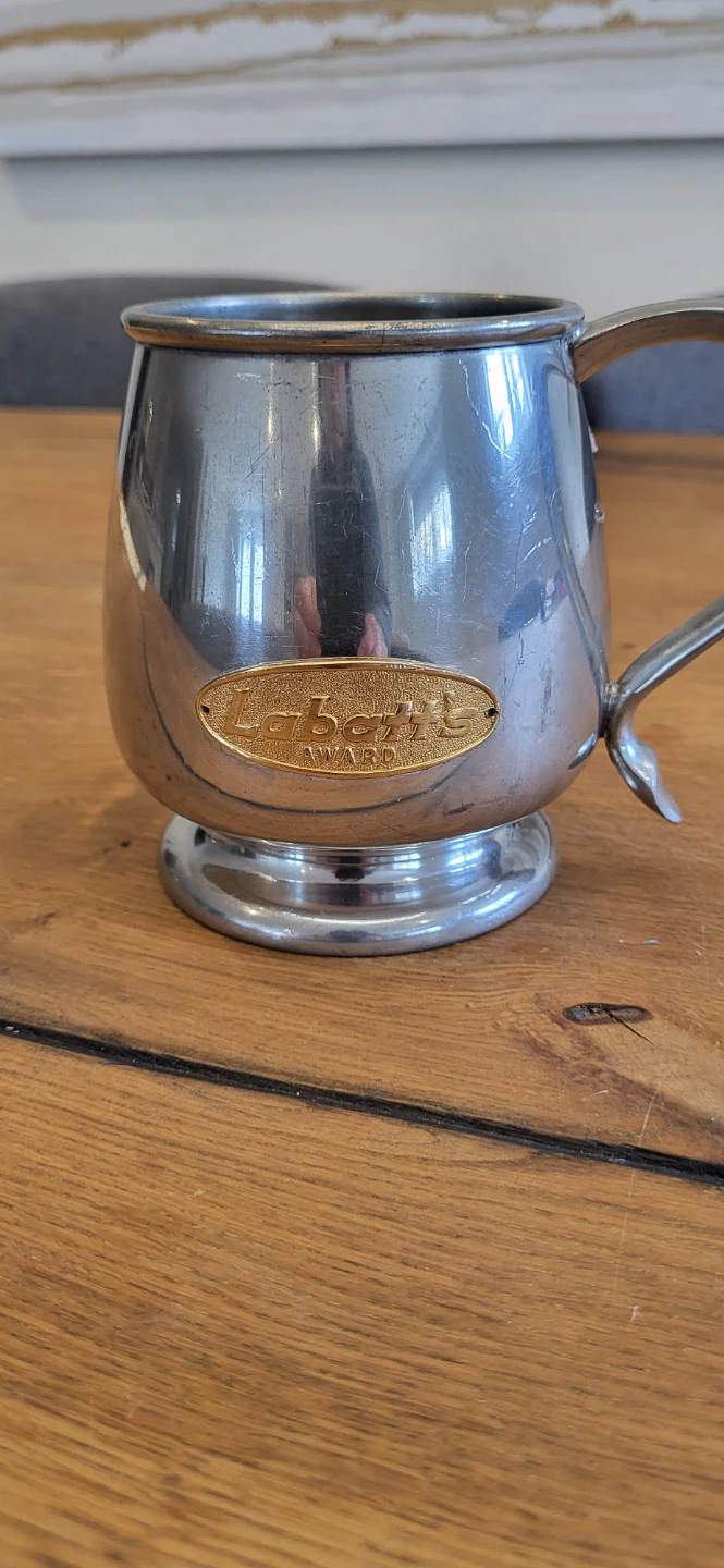English Pewter Labatt's Mug