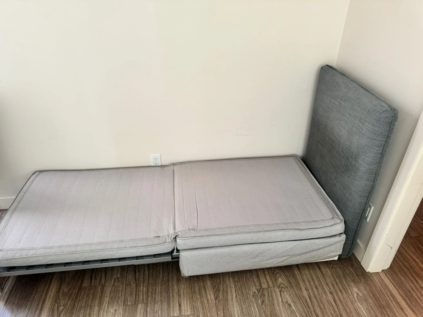 Grey Twin Sofa cum Bed