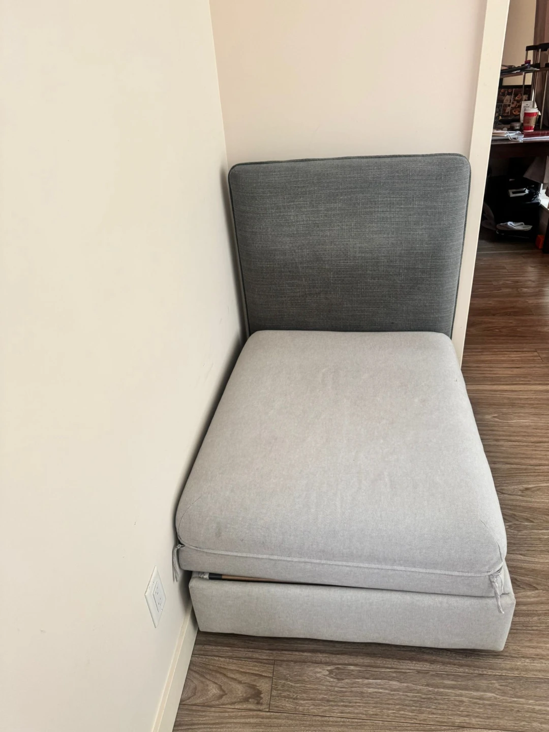 Grey Twin Sofa cum Bed - photo 3