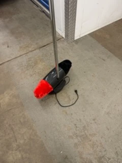 Black and Red Handheld Floor Scrubber - photo 4