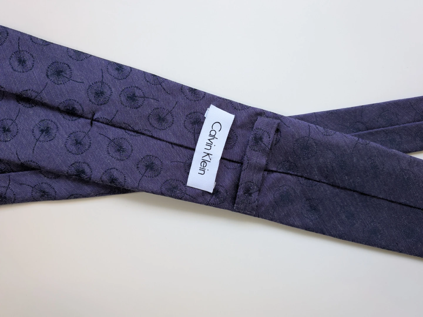Calvin Klein Purple Dandelion Print Necktie - photo 2