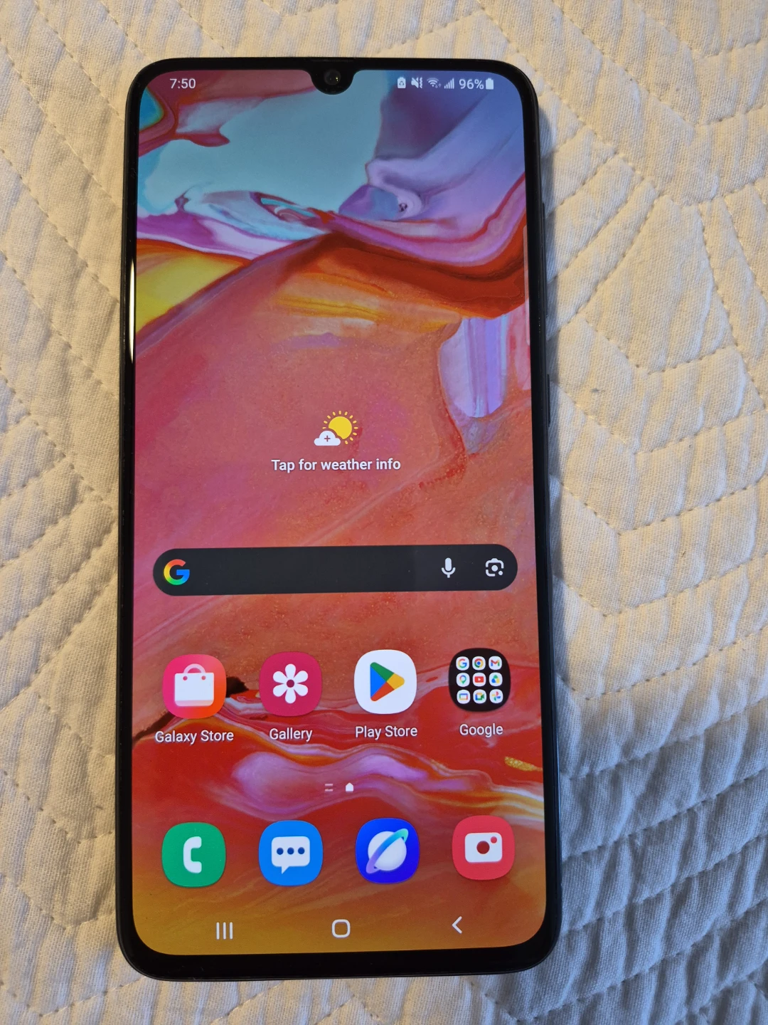 Samsung Galaxy A70 Smartphone with Kickstand Case - photo 3