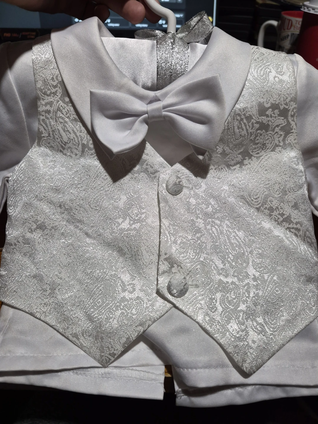 Baby Christening Suit and Accessories Set