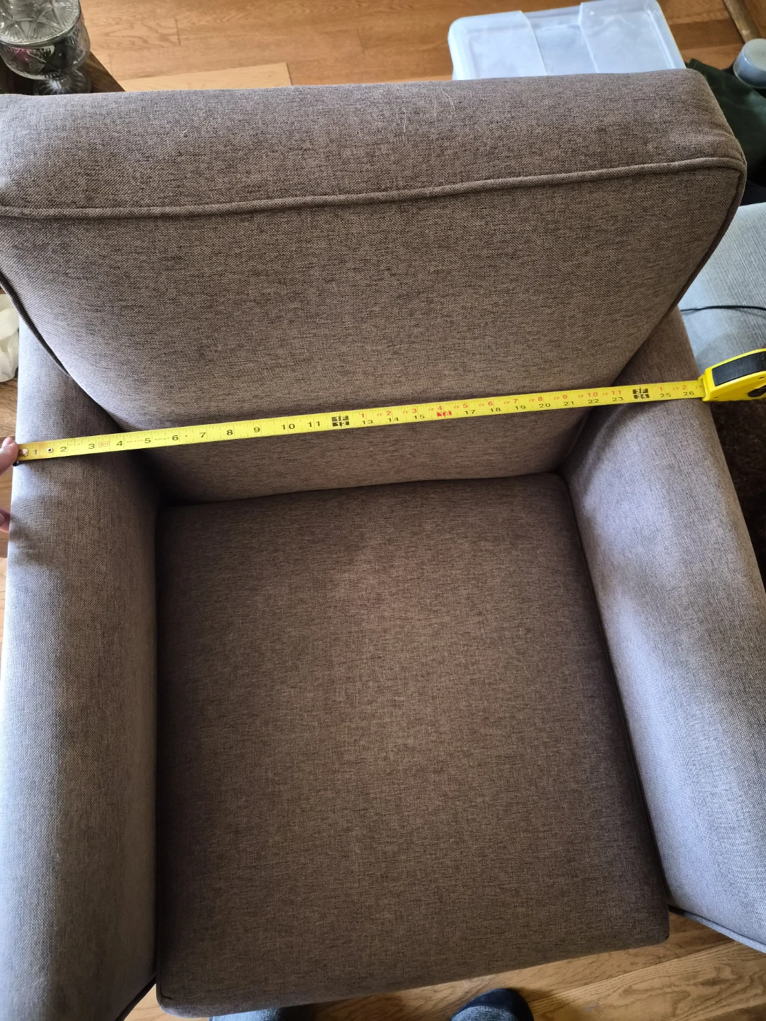 Armchair - Grey Fabric - photo 4