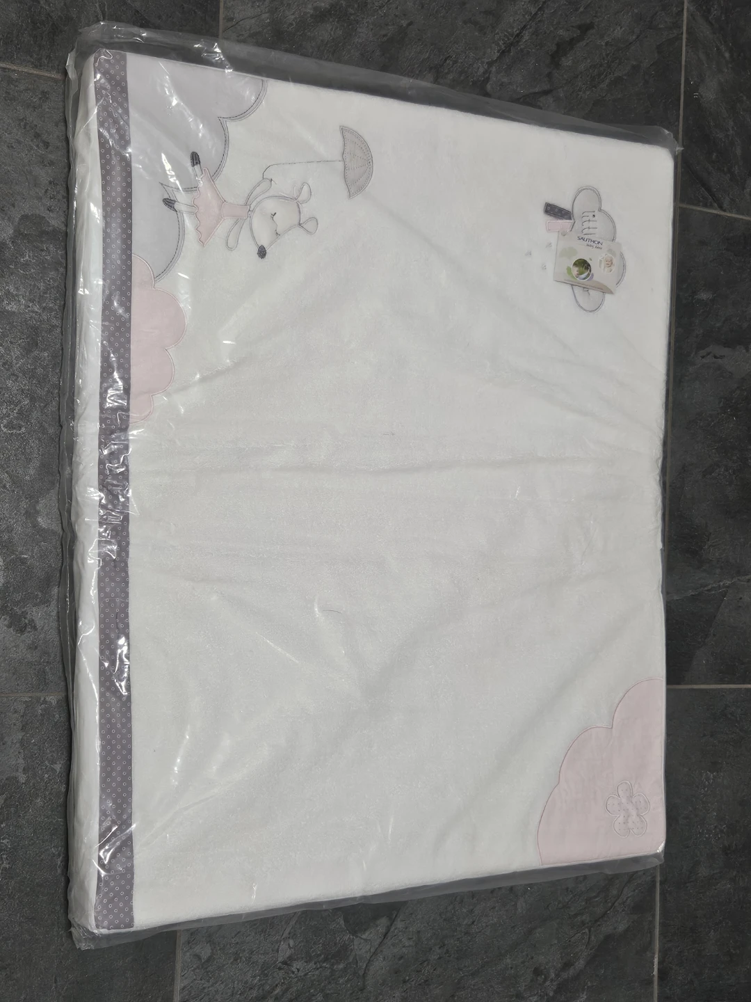 Matelas à langer bébé SAUTHON - Blanc et Rose
