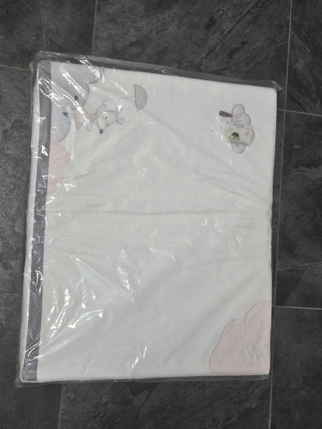 Matelas à langer bébé SAUTHON - Blanc et Rose - photo 2