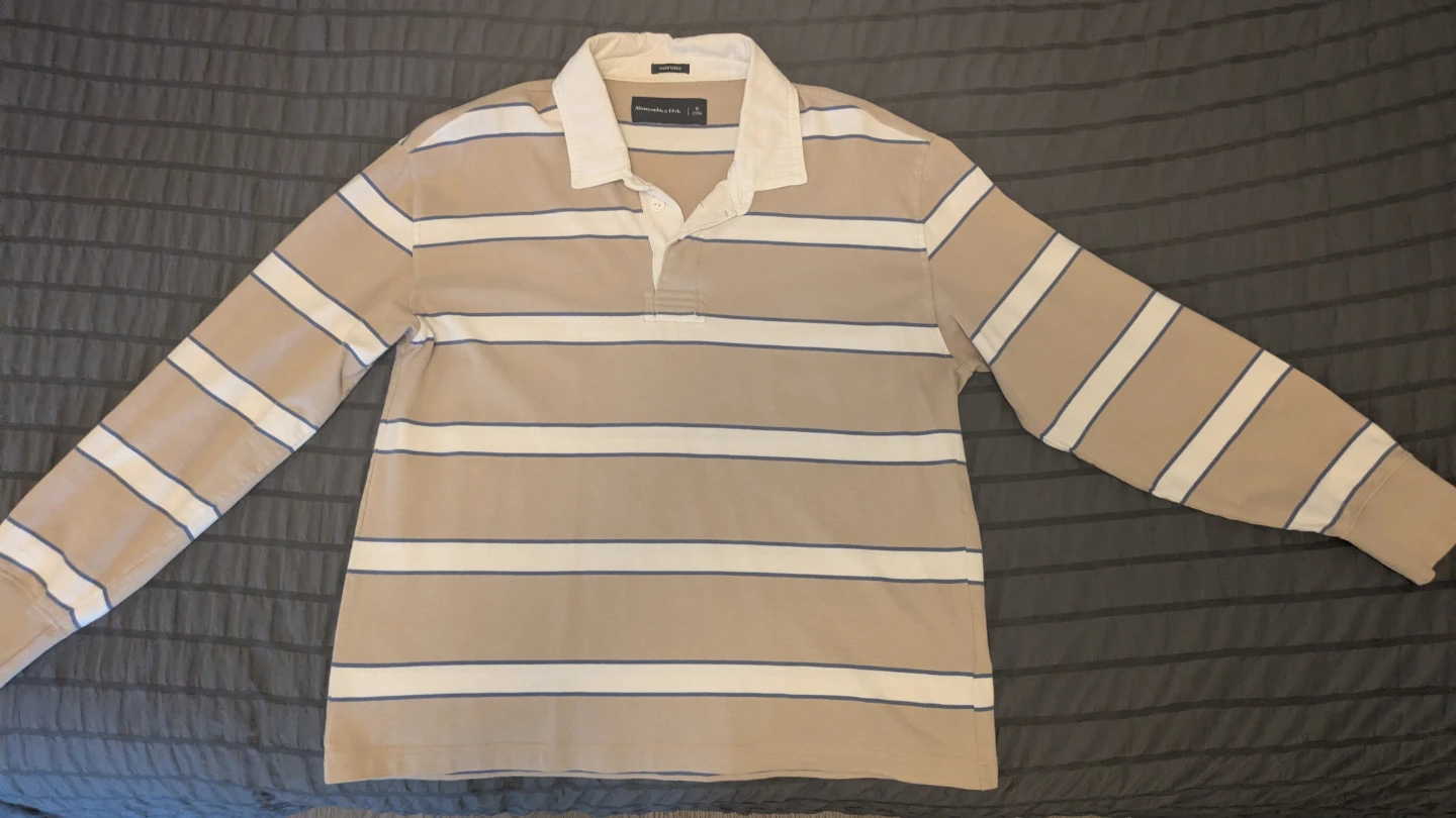 Abercrombie & Fitch Striped Rugby Shirt