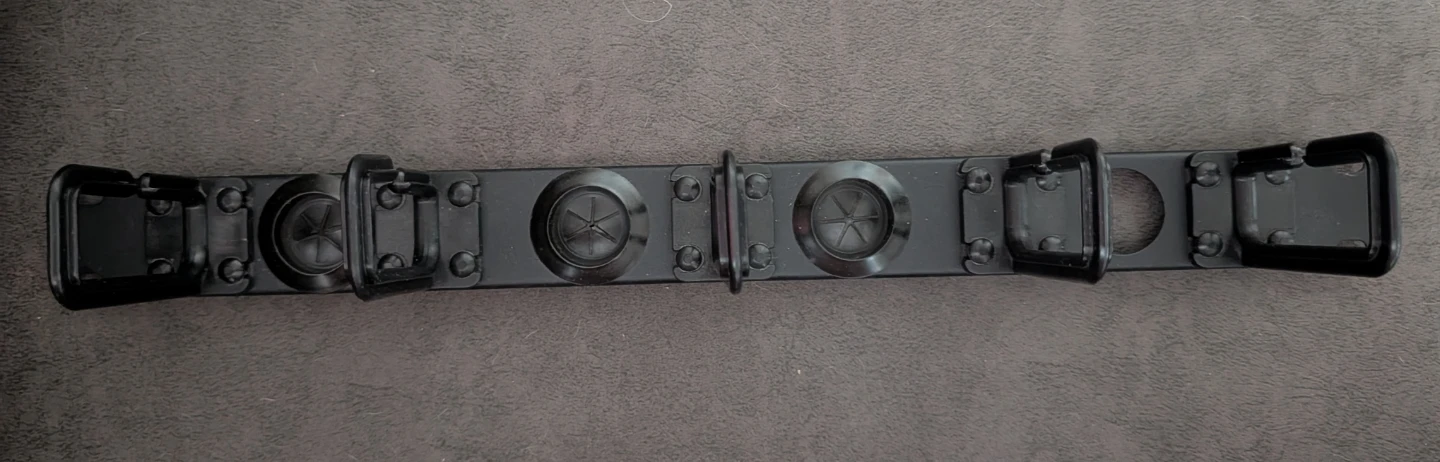 1U 19-Inch Rackmount Cable Management Panel, 5 D-Rings