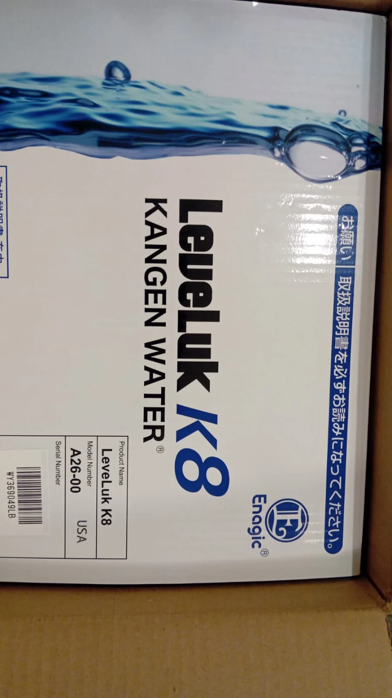 Enagic Leveluk K8 Kangen Water Machine A26-00 and Anaspa Dx
