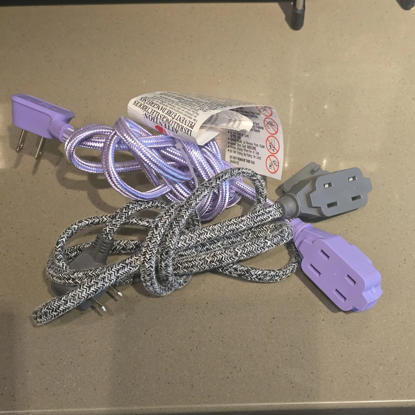 Braided Extension Cords and Splitter - photo 3