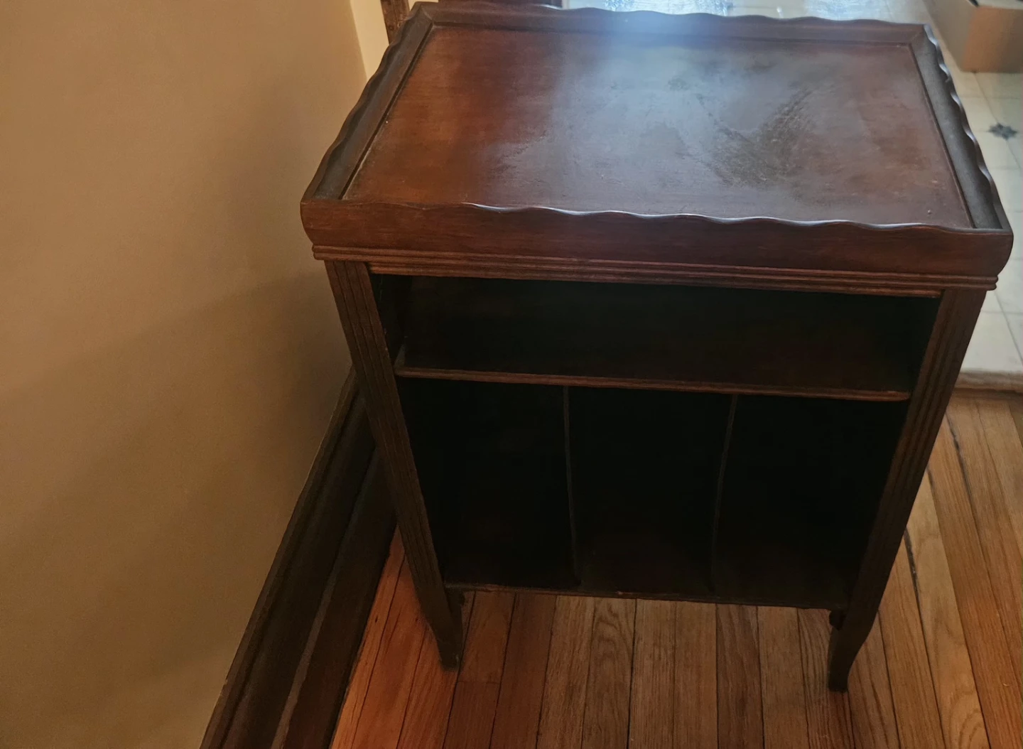 Antique Wooden Side Table - photo 2
