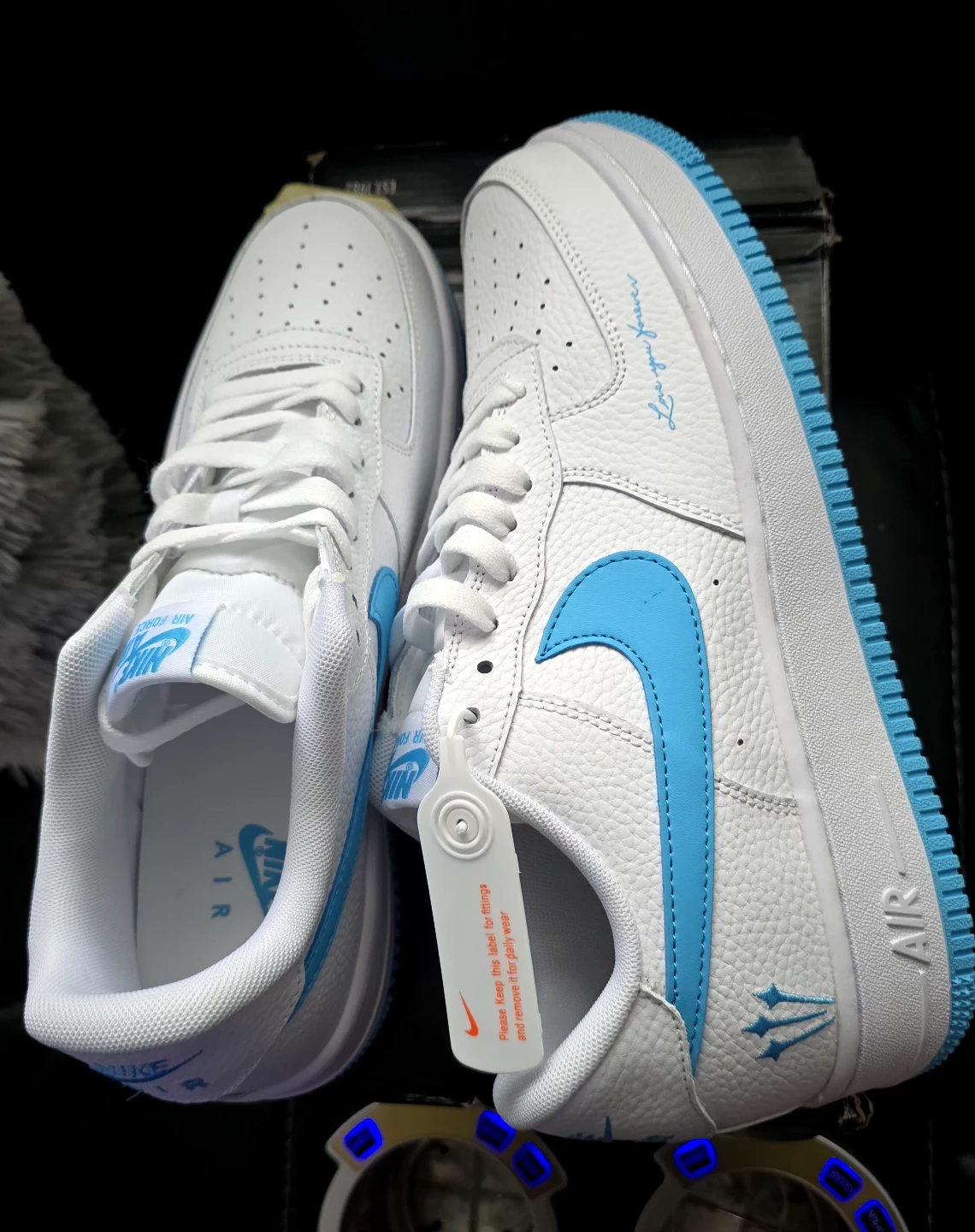 Brand new Nike Air Force special edition Love you Forever - photo 5