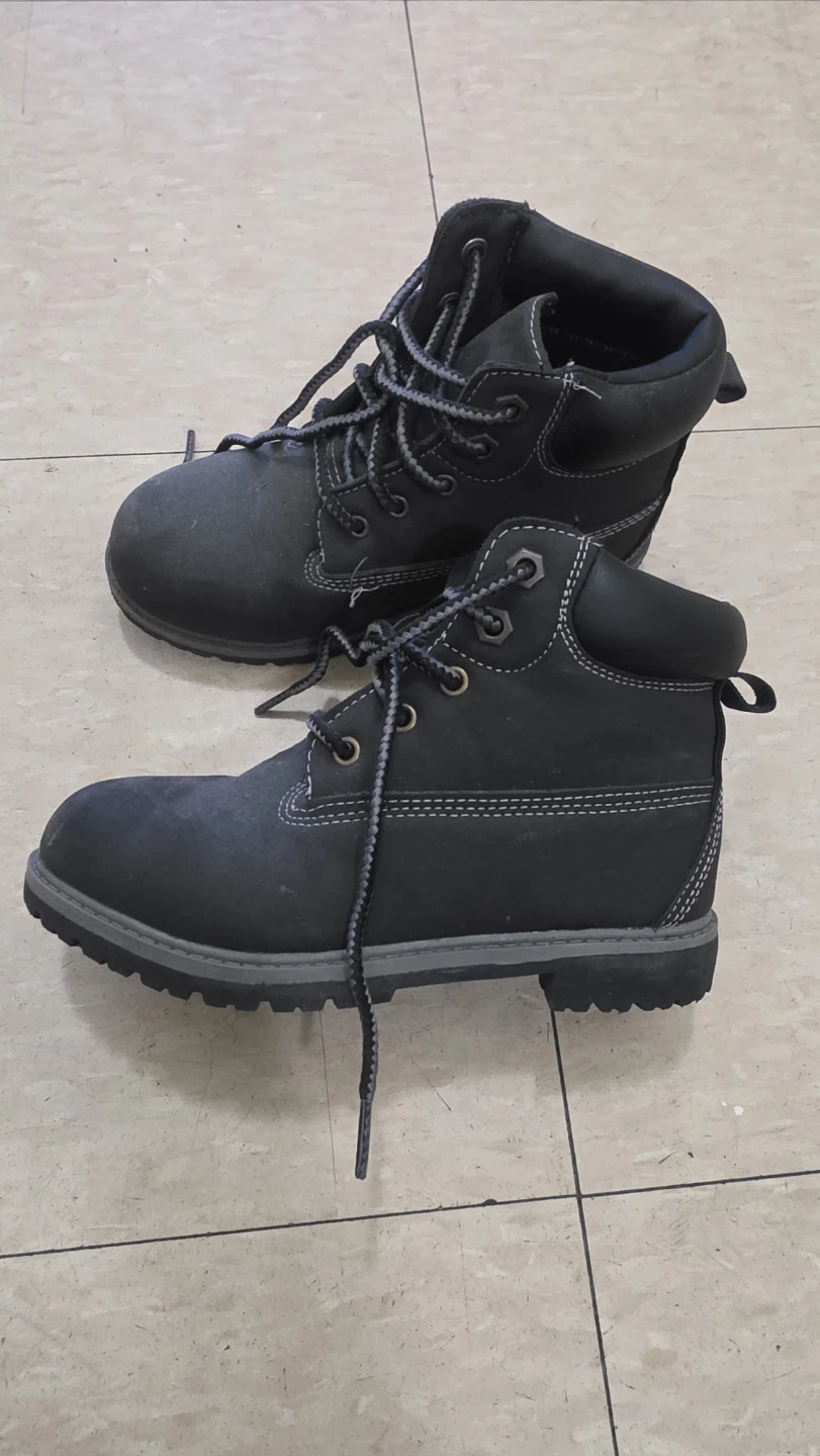 Black Timberland Style Boots